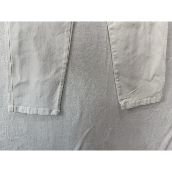 Spanx Womens Jeans Straight Leg High Rise Pull On White Size Large NWT - Picture 2 of 15